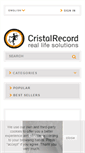 Mobile Screenshot of cristalrecord.com