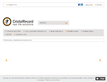 Tablet Screenshot of cristalrecord.com